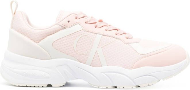 Calvin Klein Jeans Sneakers met logoprint Roze