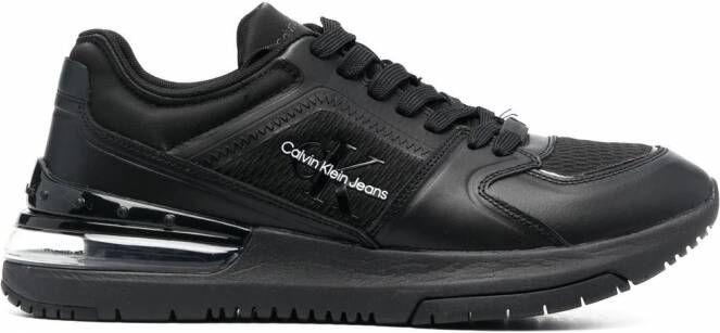 Calvin Klein Leren sneakers Zwart