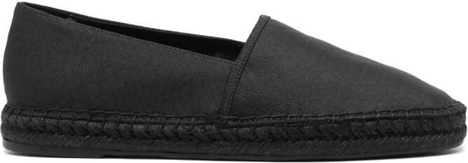 Calvin Klein Espadrilles met logo Zwart