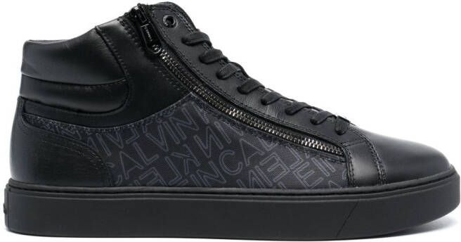 Calvin Klein Sneakers met logoprint Zwart