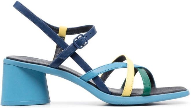 Camper Kiara leren sandalen Blauw