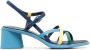 Camper Kiara leren sandalen Blauw - Thumbnail 1