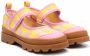 Camper Kids Ballerina's met gingham ruit Geel - Thumbnail 1