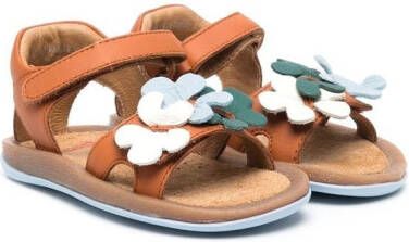 Camper Kids Bicho sandalen met bloe patch Bruin