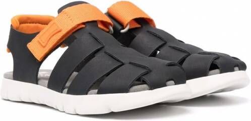 Camper Kids Oruga sandalen met klittenband Zwart