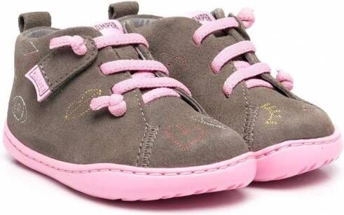 Camper Kids TWS FW suède sneakers Bruin