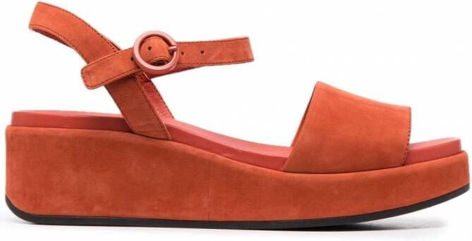 Camper Misia sandalen met enkelbandje Rood