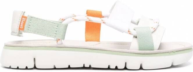 Camper Oruga sandalen met bandjes Wit