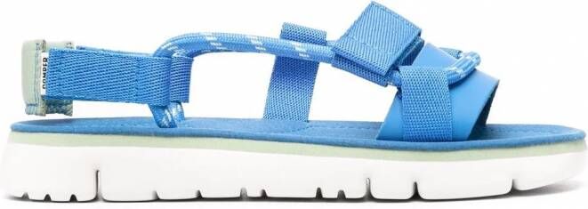 Camper Oruga slingback sandalen Blauw