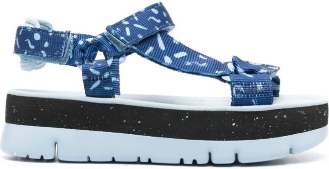 Camper Oruga Up sandalen Blauw