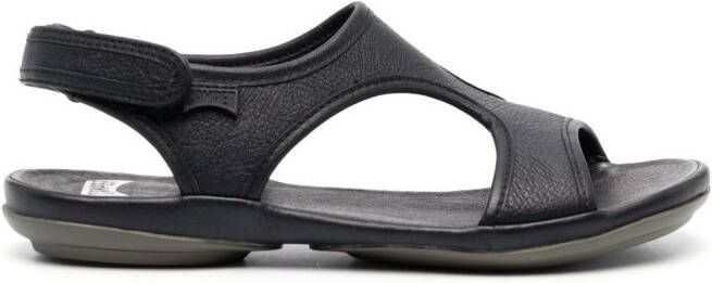 Camper Right leren sandalen Zwart