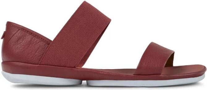 Camper Right Nina leren sandalen Rood