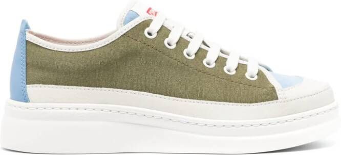 Camper Runner Up Twins panelled snakers Groen