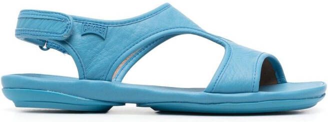 Camper Slingback sandalen met open neus Blauw