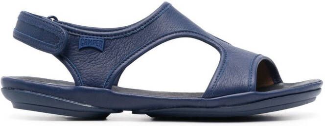 Camper Slingback sandalen met open neus Blauw