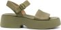 Camper Tasha leren sandalen Groen - Thumbnail 1