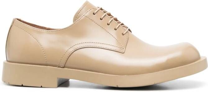 CamperLab Mil 1978 leren Derby schoenen Grijs