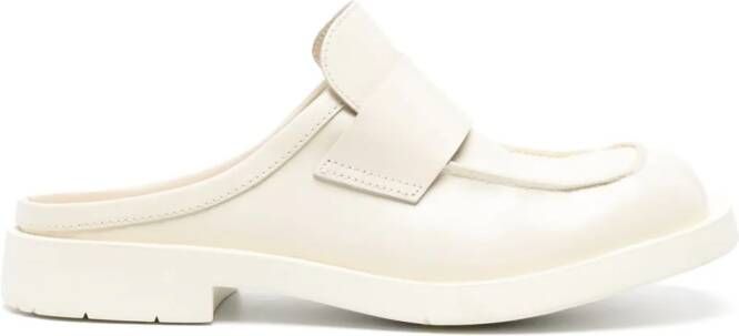 CamperLab 1978 leather mules Beige