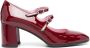 Carel Paris Alice leren Mary Jane schoenen Rood - Thumbnail 1