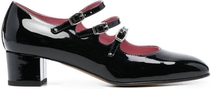 Carel Paris Mary Jane pumps met gesp Zwart