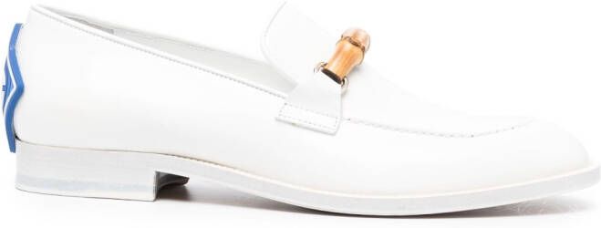 Casablanca Loafers met bamboe detail Wit