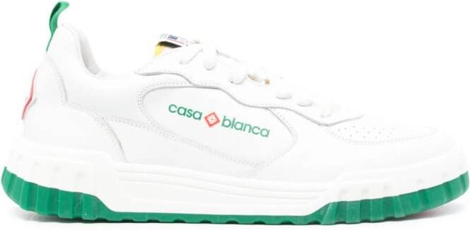 Casablanca Court leren sneakers Wit