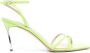 Casadei Superblade Jolly 100 mm lakleren sandalen Groen - Thumbnail 1