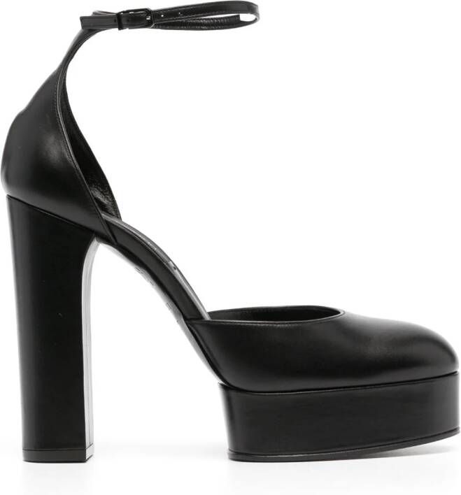 Casadei Betty pumps met plateauzool Zwart