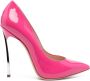 Casadei Blade 120mm lakleren pumps Roze - Thumbnail 1