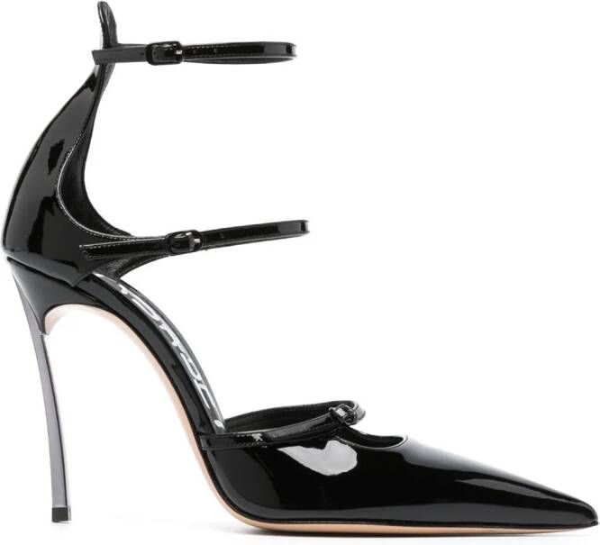 Casadei Blade Rachel leren pumps Zwart