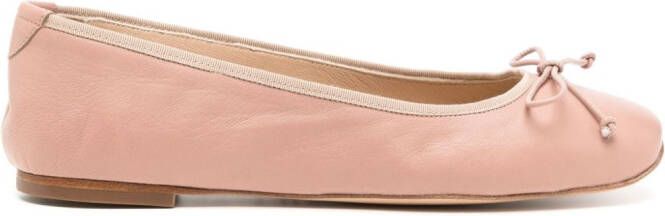 Casadei Ballerina's met strikdetail Roze