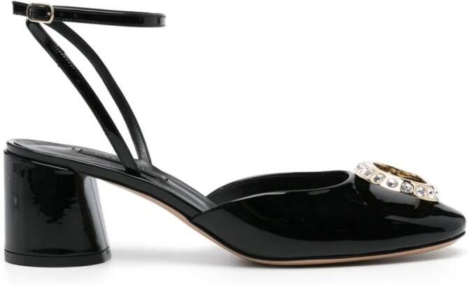 Casadei Emily Cleo 50mm pumps Zwart