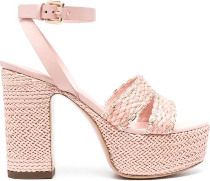 Casadei Kalimba 120 mm sandalen Roze