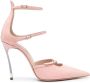 Casadei Lakleren pumps Roze - Thumbnail 1