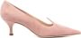 Casadei Leren pumps Roze - Thumbnail 1