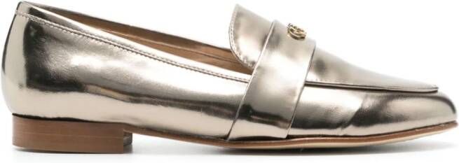 Casadei Metallic loafers Goud