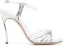 Casadei Metallic sandalen Wit - Thumbnail 1