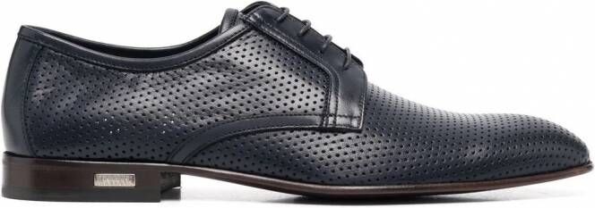 Casadei Oxford geperforeerde schoenen Blauw