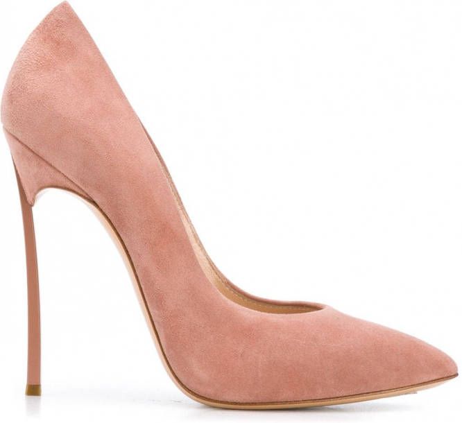 Casadei Pumps met puntige neus Roze