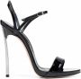 Casadei Sandalen met open neus Zwart - Thumbnail 1