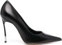 Casadei Pumps met bewerkte hak Zwart - Thumbnail 1