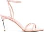 Casadei Superblade Jolly 100mm lakleren sandalen Roze - Thumbnail 1