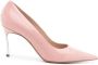 Casadei Superblade leren pumps Roze - Thumbnail 1