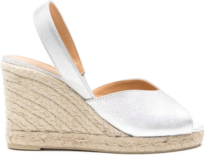 Castañer Brisa espadrilles Zilver