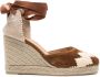 Castañer Cande espadrilles met sleehak Bruin - Thumbnail 1