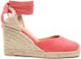 Castañer Carina 70mm espadrilles Rood - Thumbnail 1