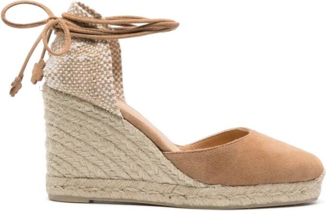 Castañer Carina suède espadrilles Beige