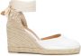 Castañer Carina espadrilles met sleehak Wit - Thumbnail 1