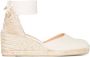 Castañer Carina espadrilles met sleehak Beige - Thumbnail 1