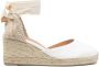 Castañer Carina espadrilles met sleehak Wit - Thumbnail 1